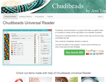 Tablet Screenshot of chudibeads.com